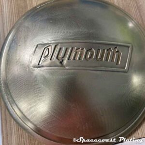 Once all repairs are done to our satisfaction, the part is ready for a final polishing and sent to the plating line. Depending on the repairs that were made, we may copper and sand smooth your part more than once to hide the repairs. 