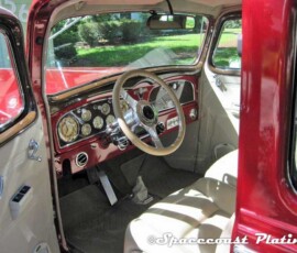 1935 Cadillac 355-D Series 10 interiors dash, steering wheel, controls metal restoration and chrome plating at Spacecoast Plating in Melbourne FL.