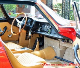 Interior chrome plating on a Ferrari convertible, by Spacecoast Plating