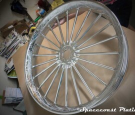 Intricate Motorcycle Wheel Ready to Ship