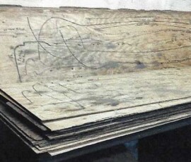 Automotive bumper template boards.